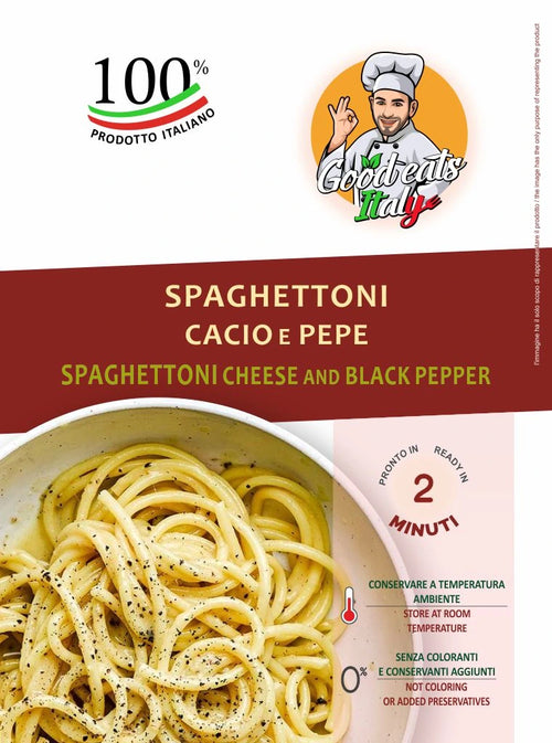 Spaghettoni Cheese and Black Pepper