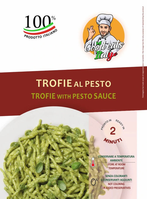 Trofie with pesto sauce